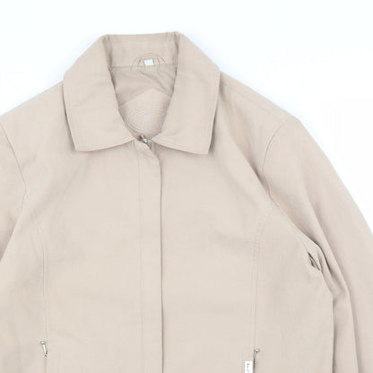 Womens UK Size 14 JBC Beige Overcoat