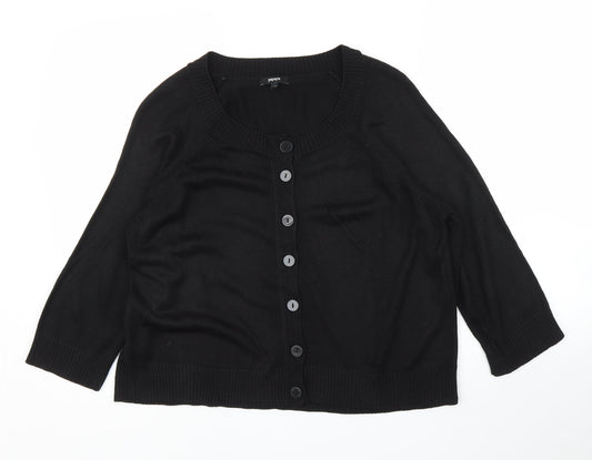 Womens UK Size 14 Papaya Black Pullover Jumper