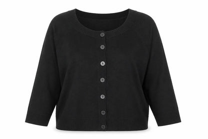 Womens UK Size 14 Papaya Black Pullover Jumper