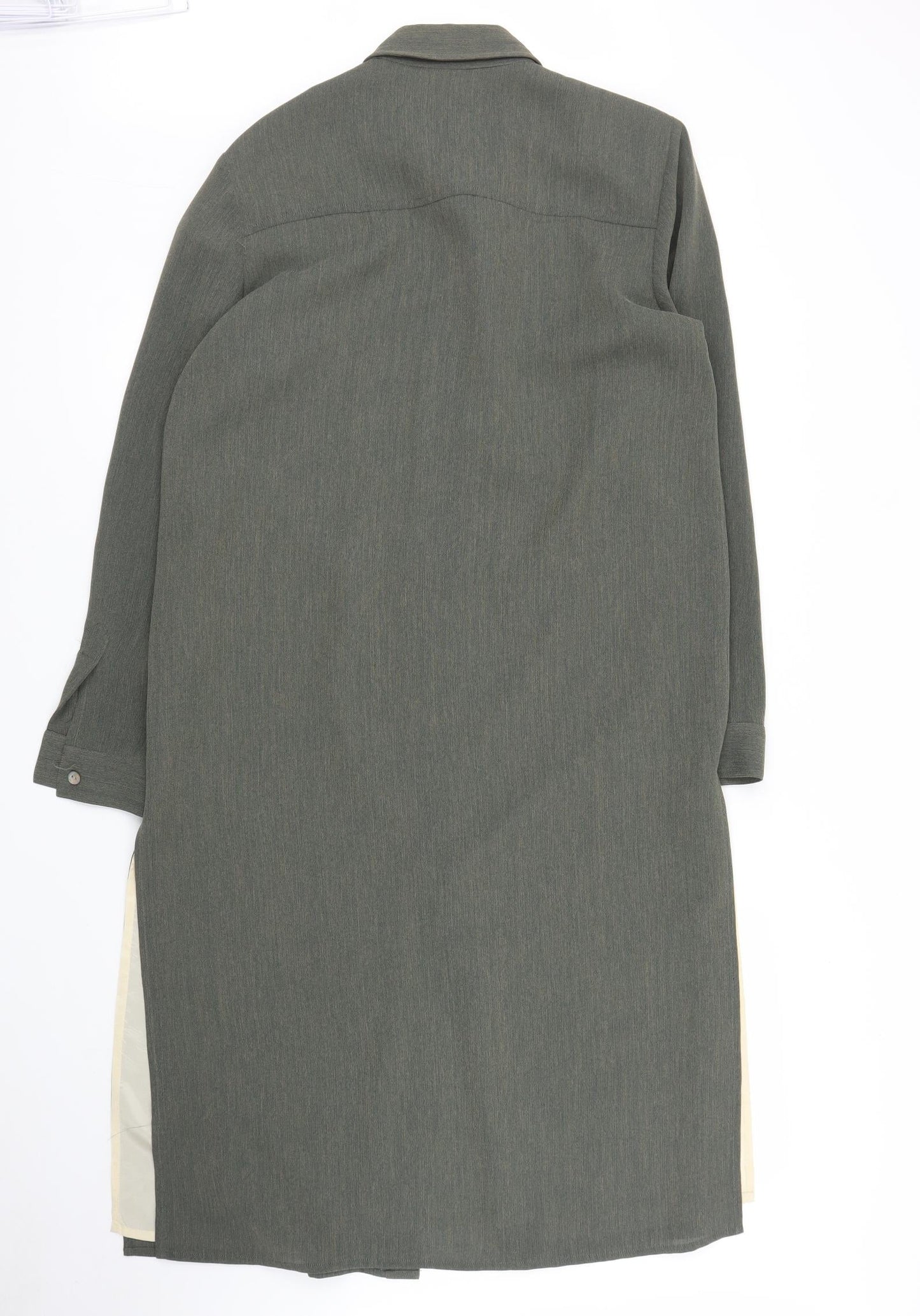 Womens UK Size 14 Platinum Green Cardigan Jumper