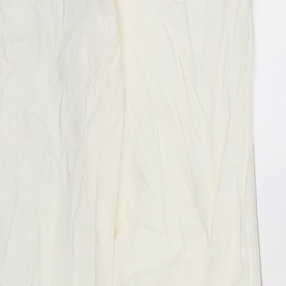 Idem Womens White   Trousers  Size 32 in L32 in
