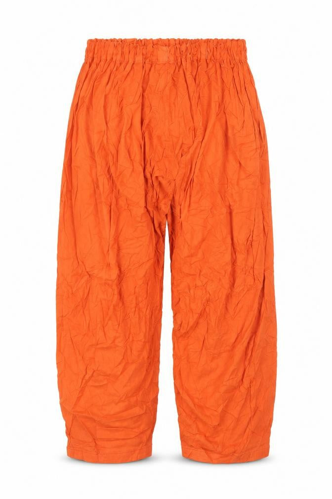 Womens UK Size M Preworn Regular Fit Capri Orange Trousers
