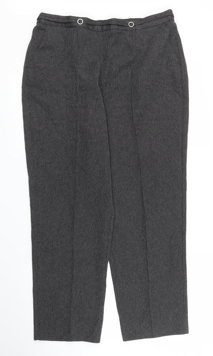 BM Collection Womens Orange   Capri Trousers Size 14 L27 in