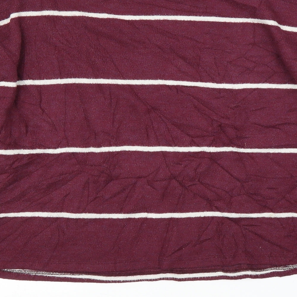 Womens UK Size M New Look Purple Pullover Jumper