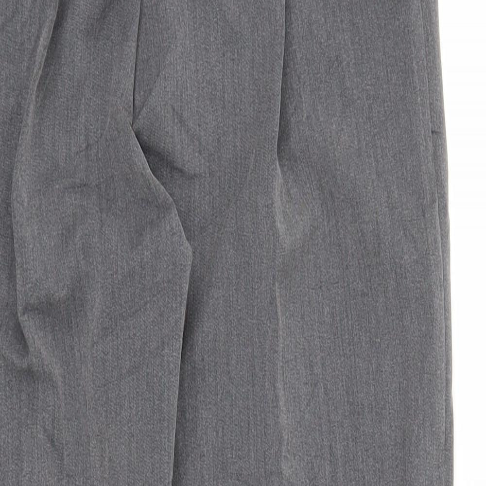 Womens UK Size 10 Preworn Regular Fit Pedal Pusher Grey Trousers