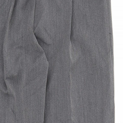Womens UK Size 10 Preworn Regular Fit Pedal Pusher Grey Trousers