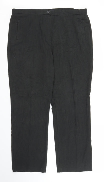 Womens UK Size 16 M&S Regular Fit  Grey Trousers