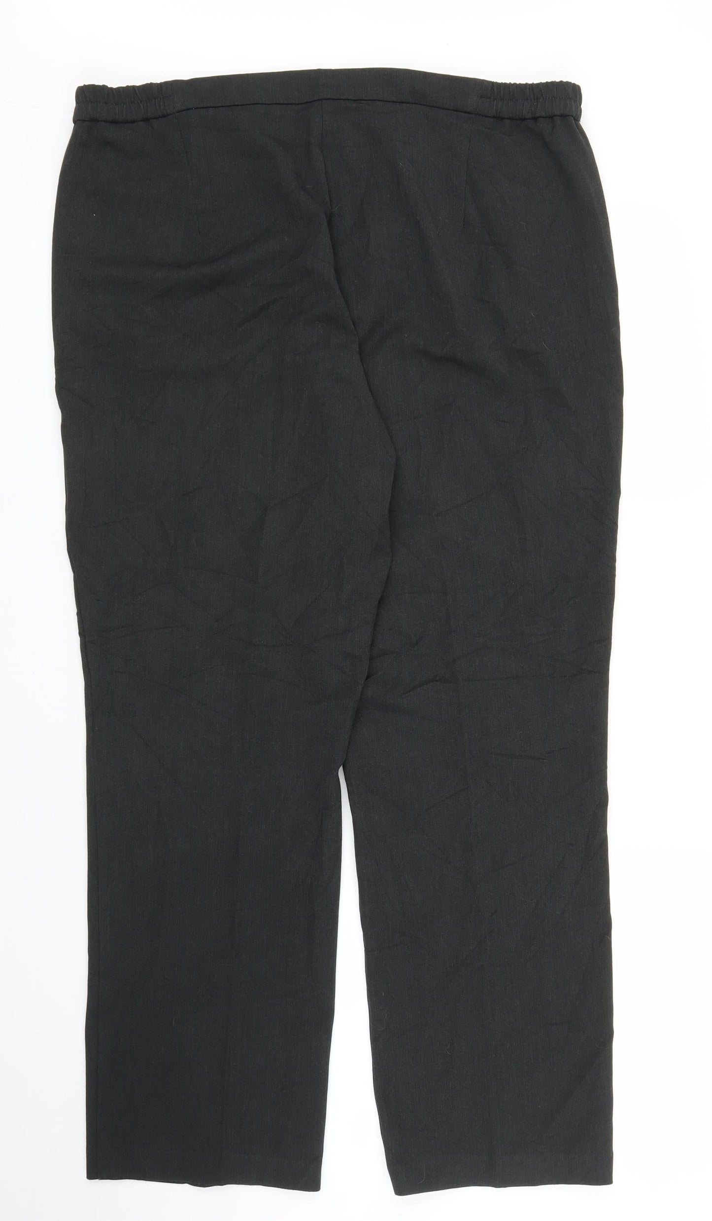 Womens UK Size 16 M&S Regular Fit  Grey Trousers