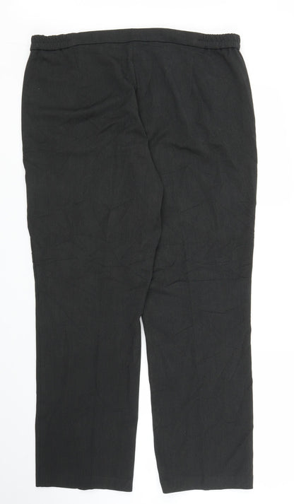 Womens UK Size 16 M&S Regular Fit  Grey Trousers