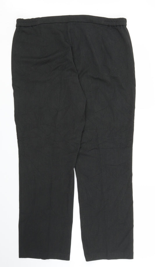 Womens UK Size 16 M&S Regular Fit  Grey Trousers