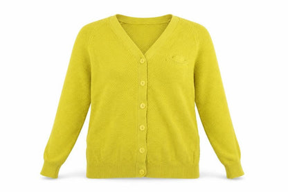 Womens UK Size 8 ASOS Yellow Cardigan Jumper