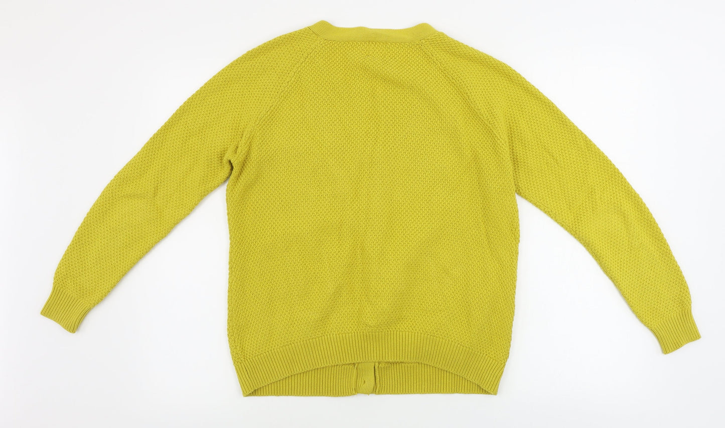 Womens UK Size 8 ASOS Yellow Cardigan Jumper