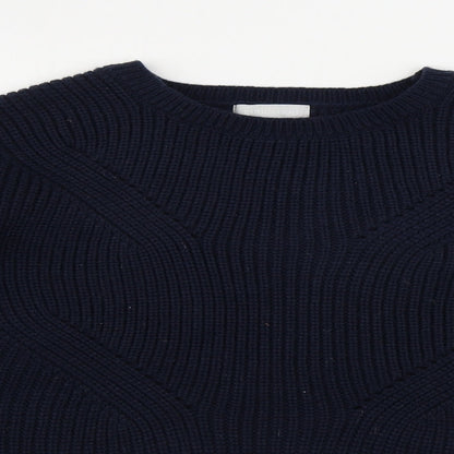 Womens UK Size 14 Red Herring Blue Pullover Jumper