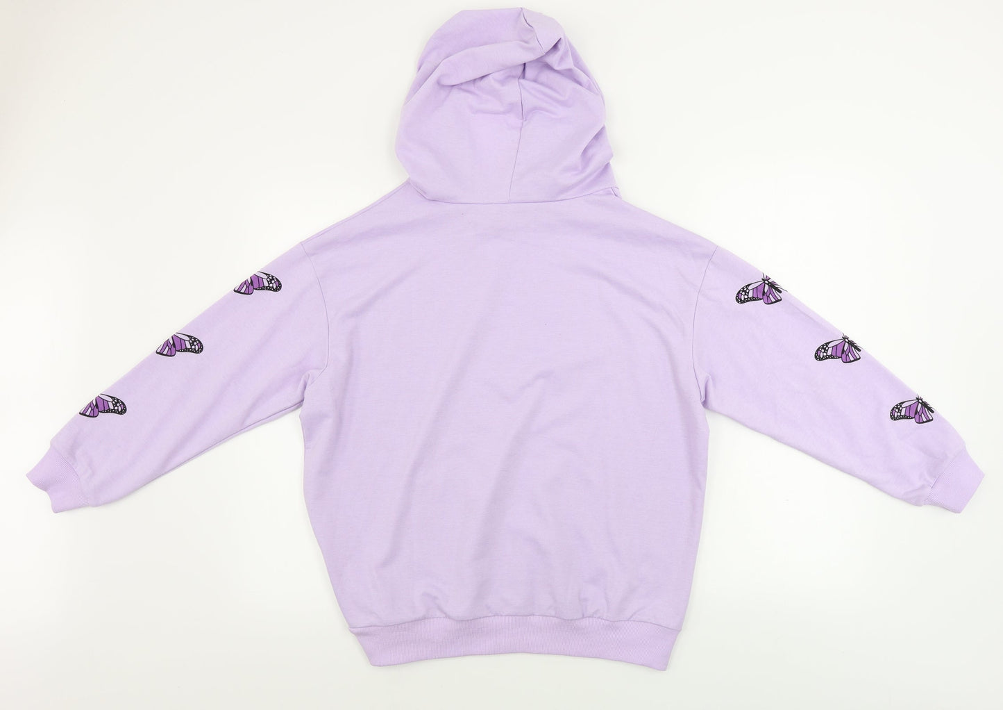 ROMWE Womens Purple   Pullover Hoodie Size 8