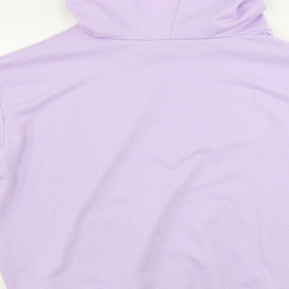 ROMWE Womens Purple   Pullover Hoodie Size 8