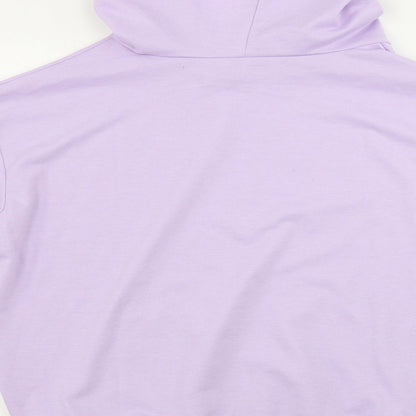 ROMWE Womens Purple   Pullover Hoodie Size 8