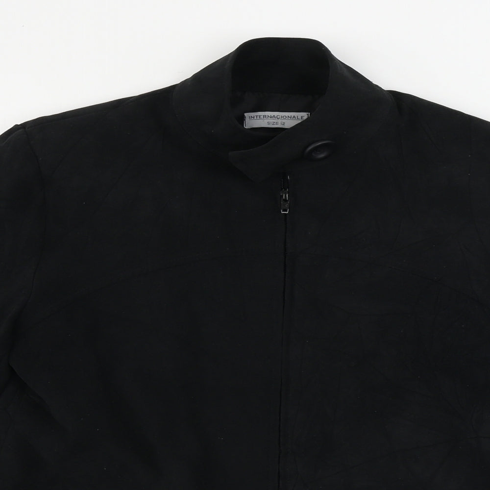 Womens UK Size 12 Internacionale Black Jacket