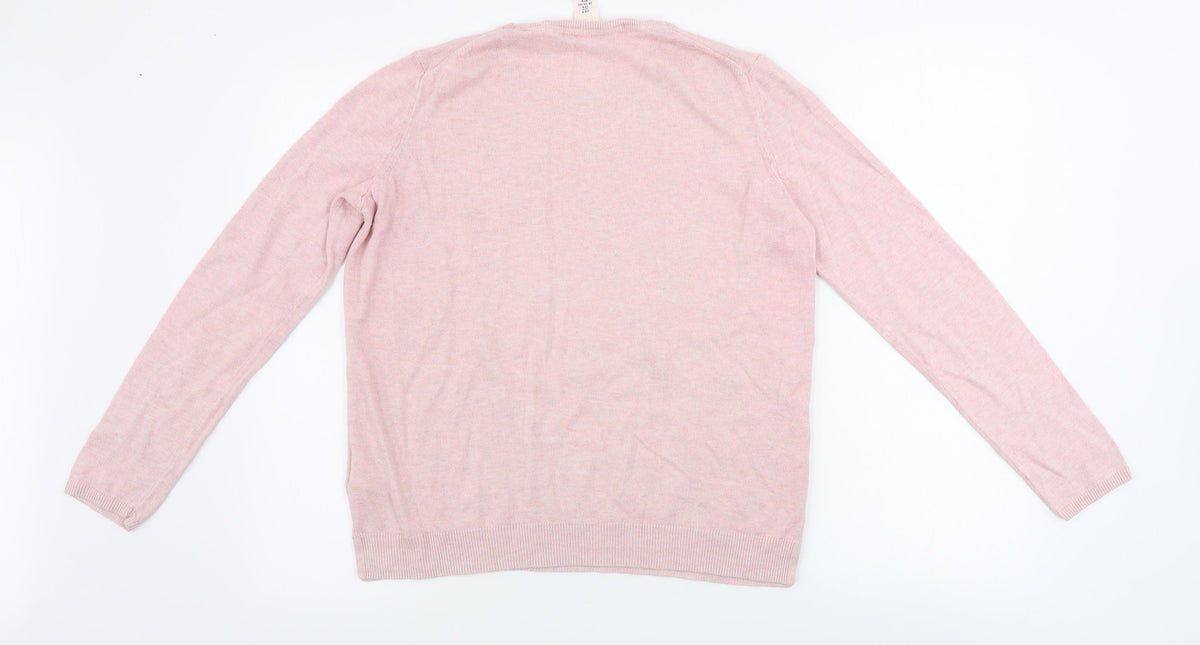 H&M  Womens Pink   Pullover Jumper Size M