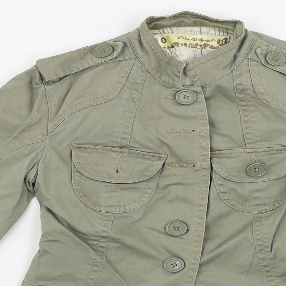 Womens UK Size 10 Miss Selfridge Beige Jacket