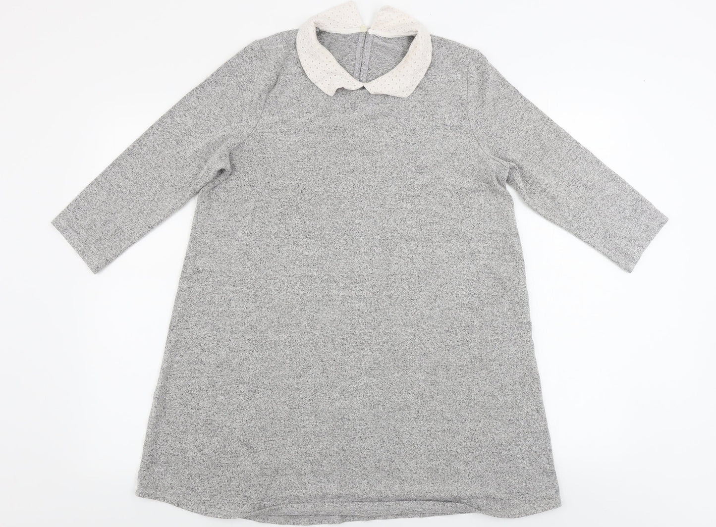 Womens UK Size 12 TU Grey Basic Blouse