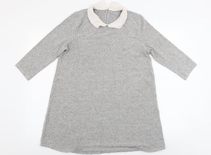 Womens UK Size 12 TU Grey Basic Blouse