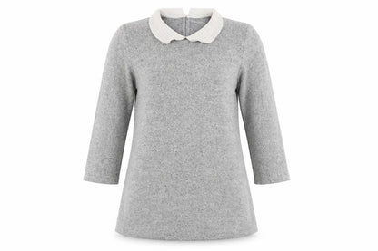 Womens UK Size 12 TU Grey Basic Blouse