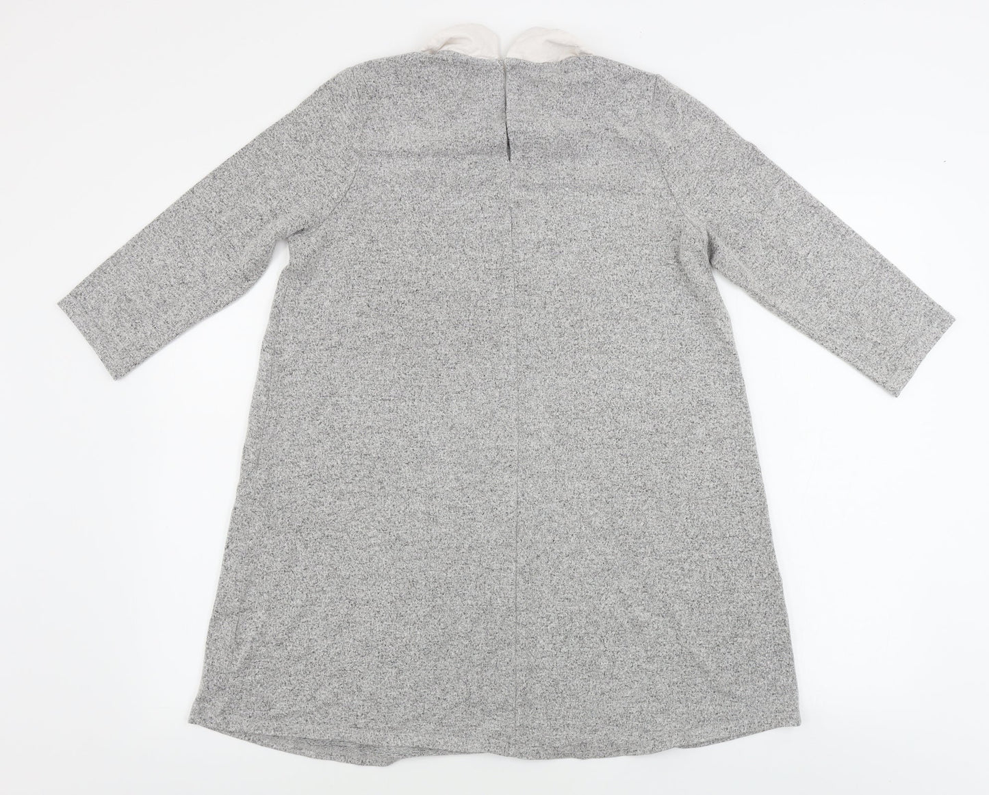 Womens UK Size 12 TU Grey Basic Blouse