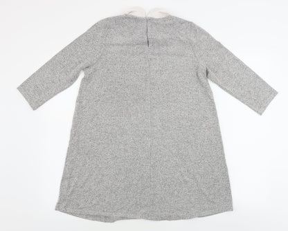 Womens UK Size 12 TU Grey Basic Blouse
