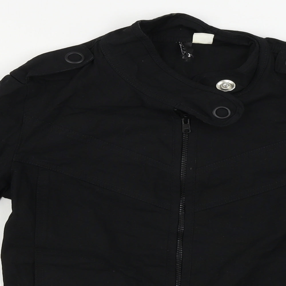 H&M  Womens Black   Jacket Coat Size 10