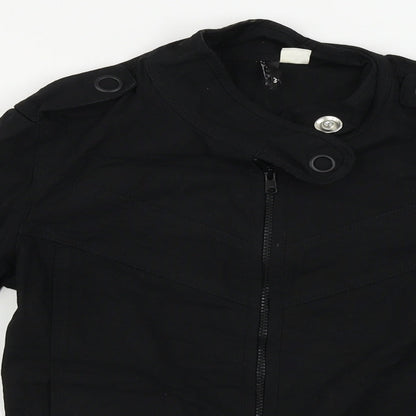 H&M  Womens Black   Jacket Coat Size 10