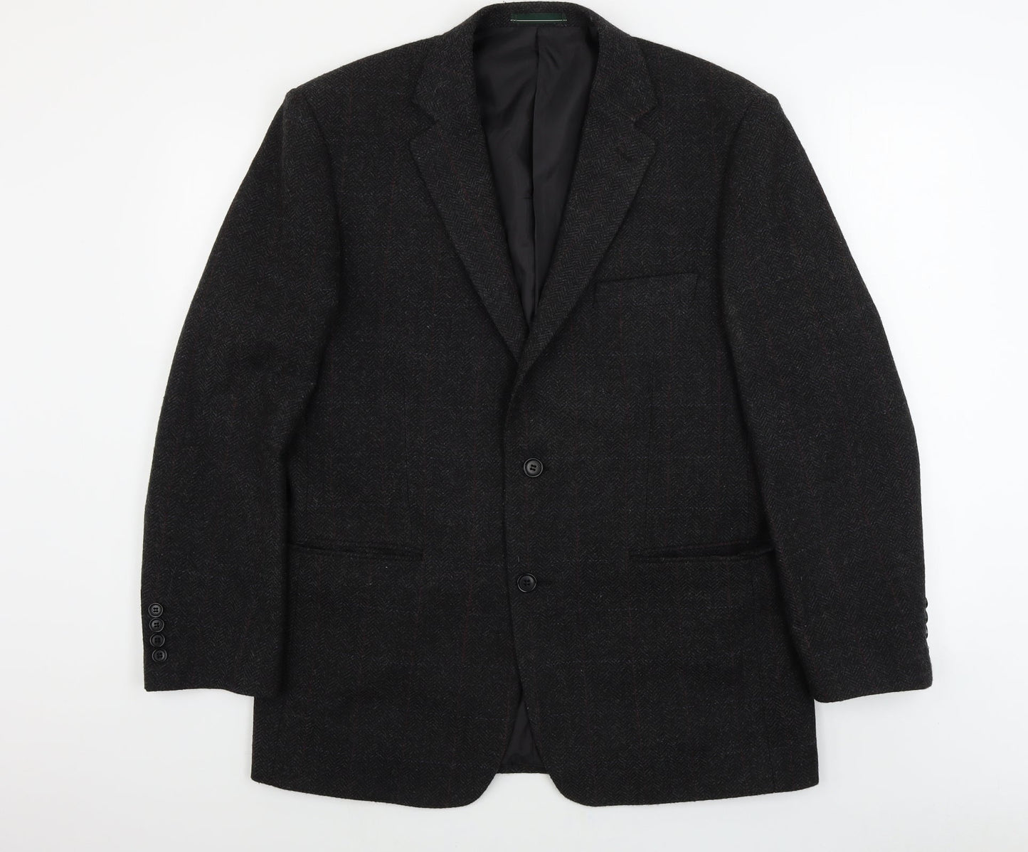 Mens UK Size 40 greenwoods Regular Black Suit Jacket