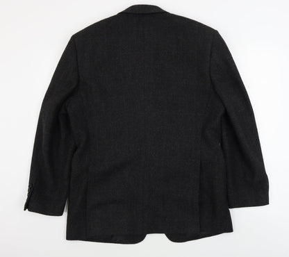 Mens UK Size 40 greenwoods Regular Black Suit Jacket