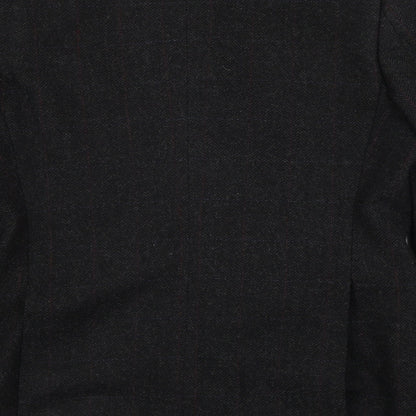 Mens UK Size 40 greenwoods Regular Black Suit Jacket