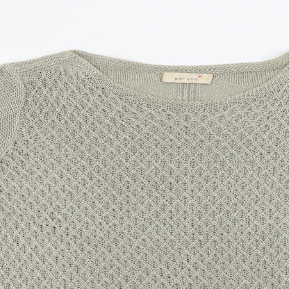 Womens UK Size 14 Marks and Spencer Beige Pullover Jumper