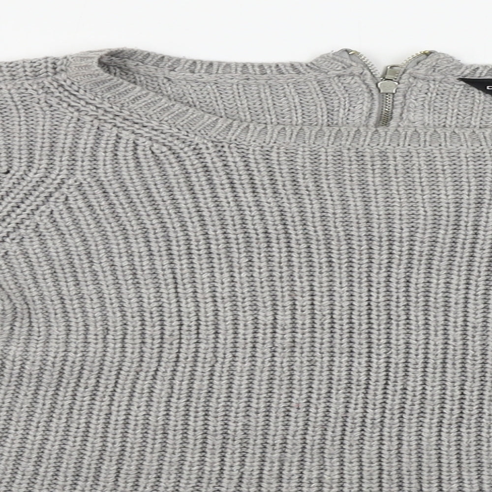 Womens UK Size 14 Dorothy Perkins Grey Pullover Jumper