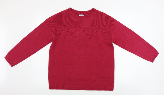 Damart Womens Pink   Pullover Jumper Size 14