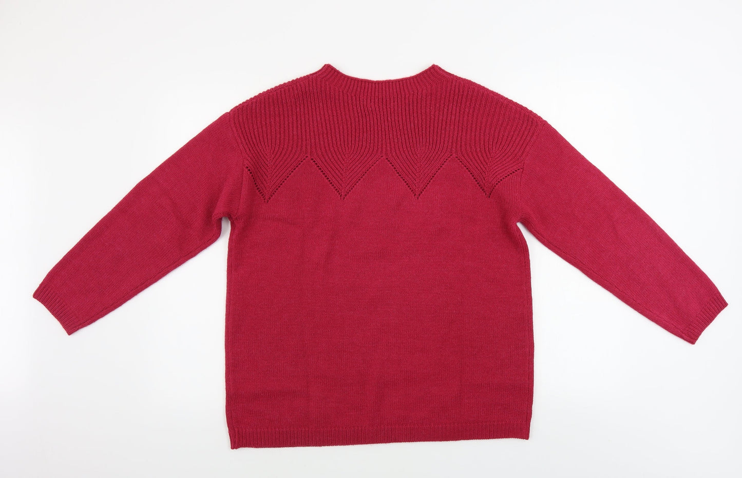 Damart Womens Pink   Pullover Jumper Size 14