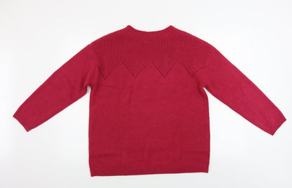 Damart Womens Pink   Pullover Jumper Size 14