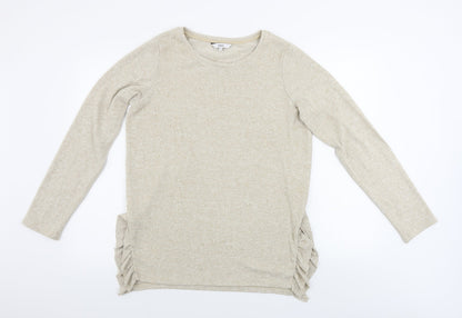 Womens UK Size 14 NEXT Beige Pullover Jumper