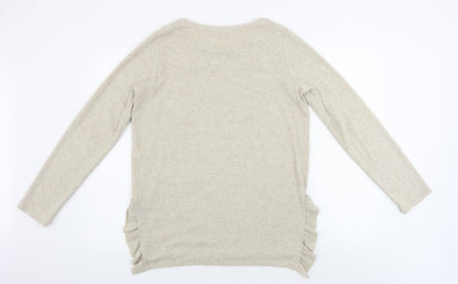 Womens UK Size 14 NEXT Beige Pullover Jumper