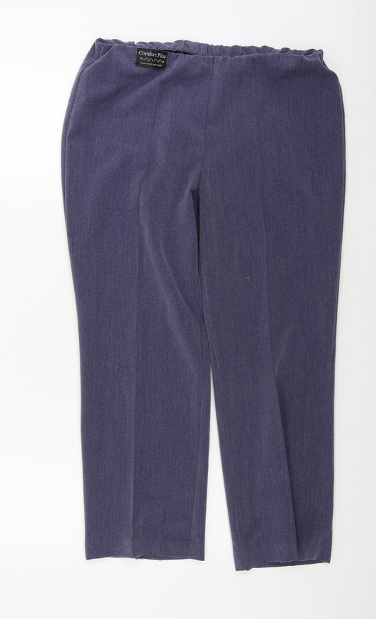 classic  Womens Blue   Trousers  Size 12 L23 in