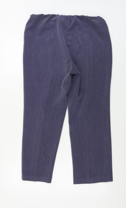 classic  Womens Blue   Trousers  Size 12 L23 in
