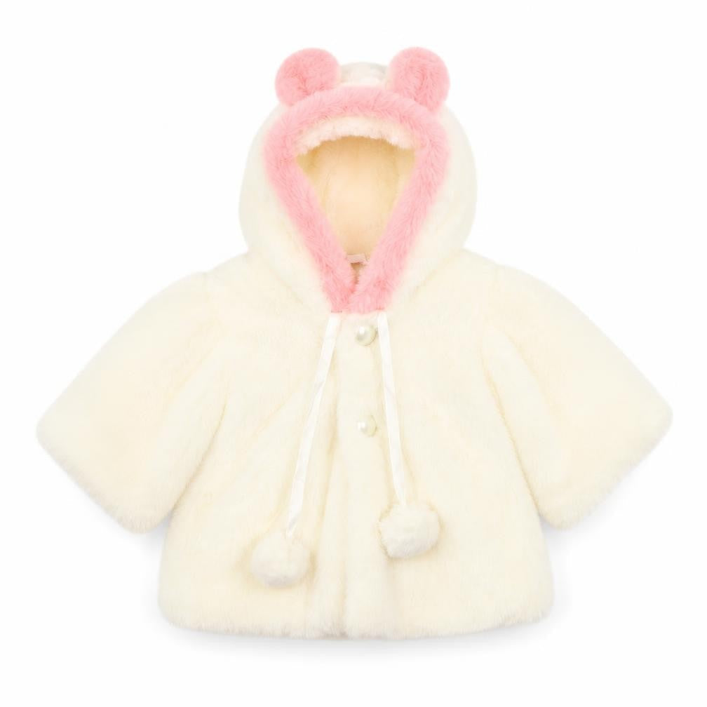 Preworn  Girls Beige   Jacket Coat Size 8 Years