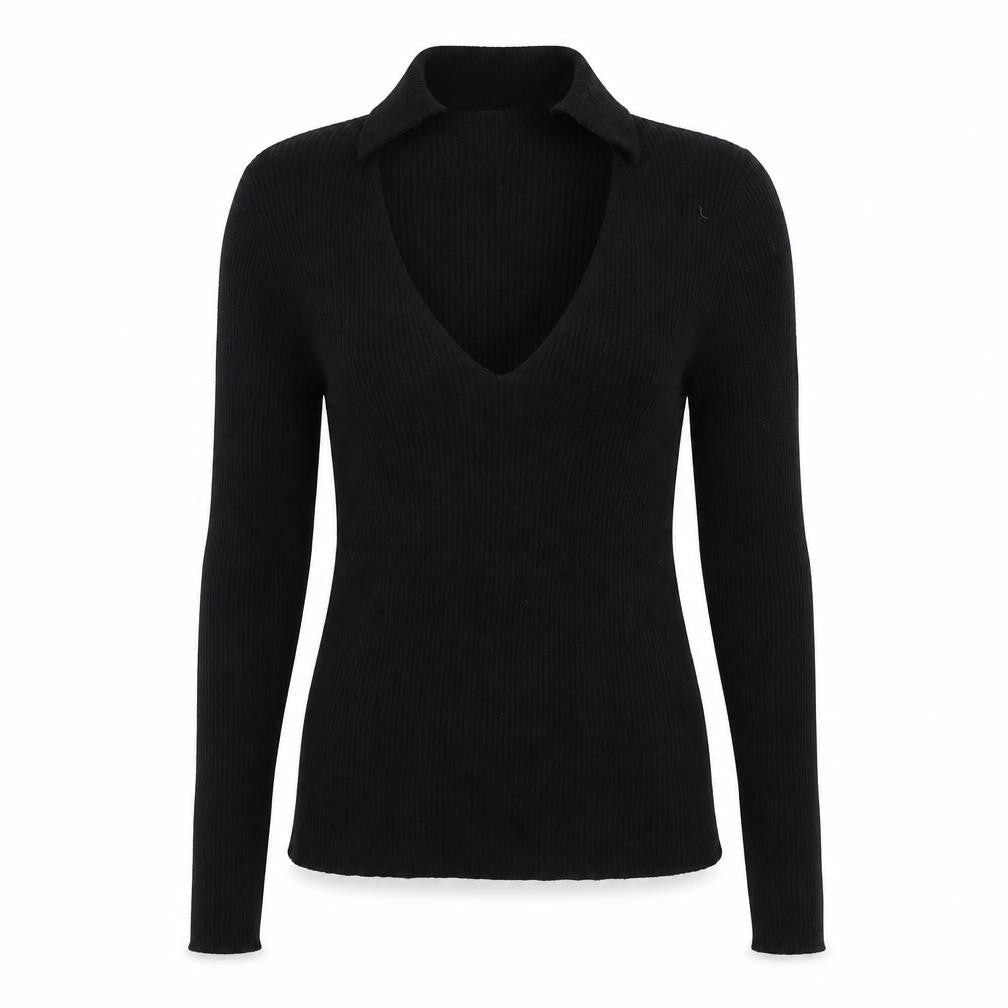 Womens UK Size 6 Miss Selfridge Black Pullover Jumper
