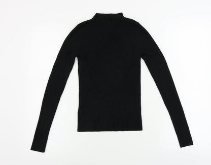 Womens UK Size 6 Miss Selfridge Black Pullover Jumper