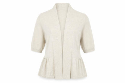 Womens UK Size 12 Peacocks Beige Cardigan Jumper
