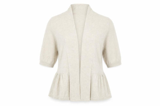 Womens UK Size 12 Peacocks Beige Cardigan Jumper