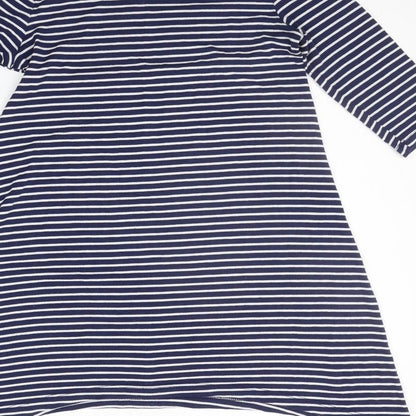 Atmosphere Womens Blue Striped  A-Line  Size 8