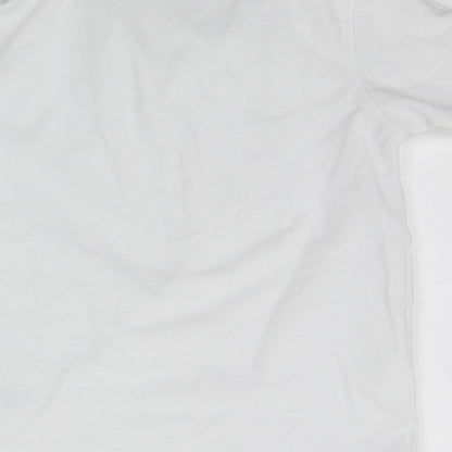 Marks and Spencer Girls White   Basic Polo Size 7-8 Years