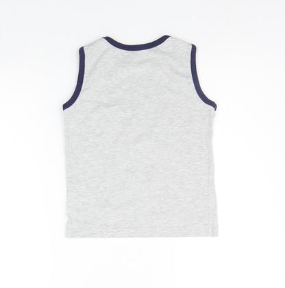 F&F Boys Grey   Basic Tank Size 5-6 Years